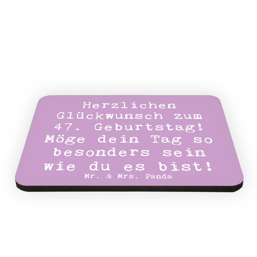 Magnet Spruch 47. Geburtstag Motivmagnete, Whiteboard Magnet, Dekomagnet, Souvenir Magnet, Kühlschrank Dekoration, Notiz Magnet, Pinnwandmagnet, Kühlschrankmagnet, Geburtstag, Geburtstagsgeschenk, Geschenk