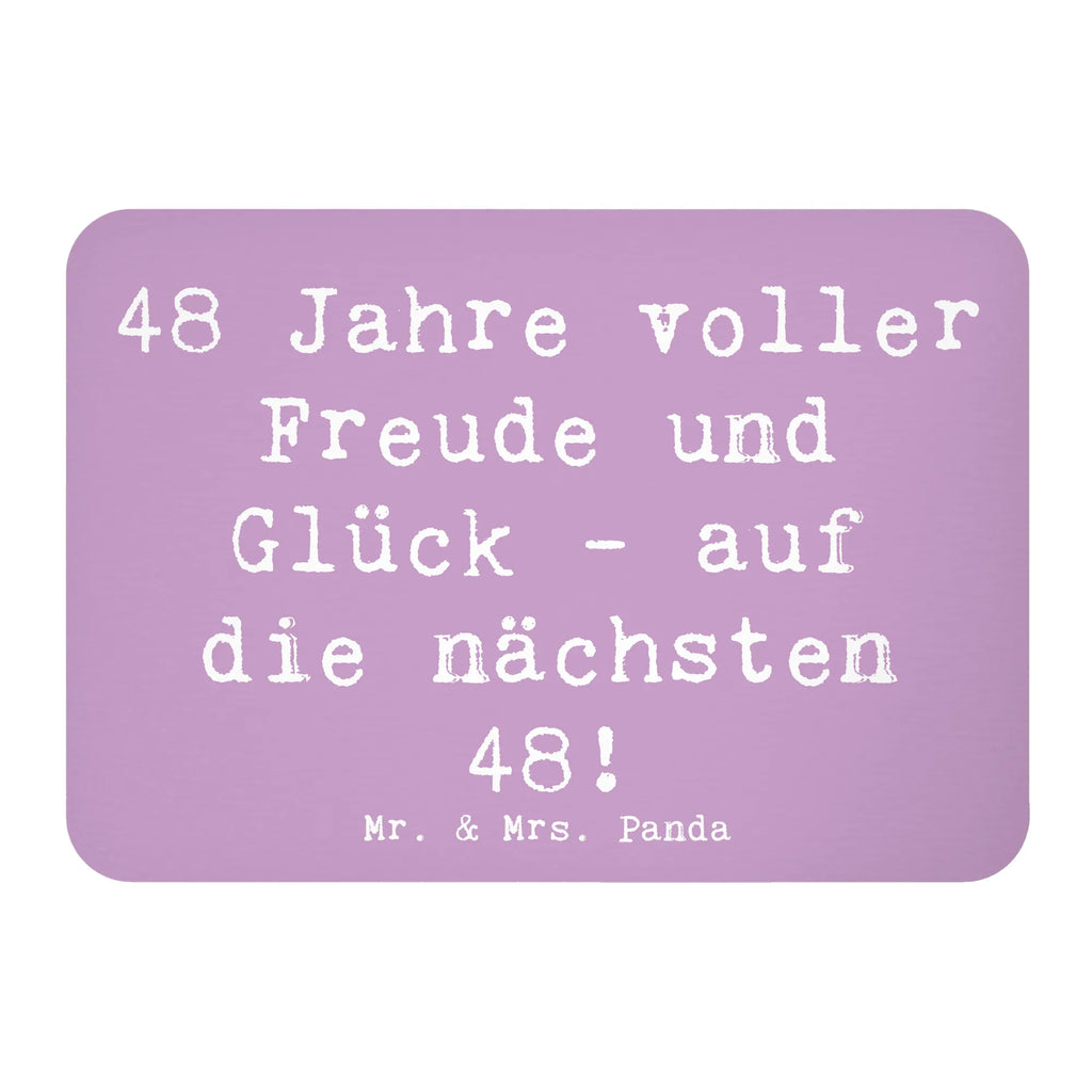 Magnet Saying 48 Jahre voller Freude und Glück - auf die nächsten 48! Pinnwandmagnet, Kühlschrankmagnet, Dekomagnet, Notiz Magnet, Motivmagnete, Souvenir Magnet, Kühlschrank Dekoration, Whiteboard Magnet, Geburtstag, Geburtstagsgeschenk, Geschenk