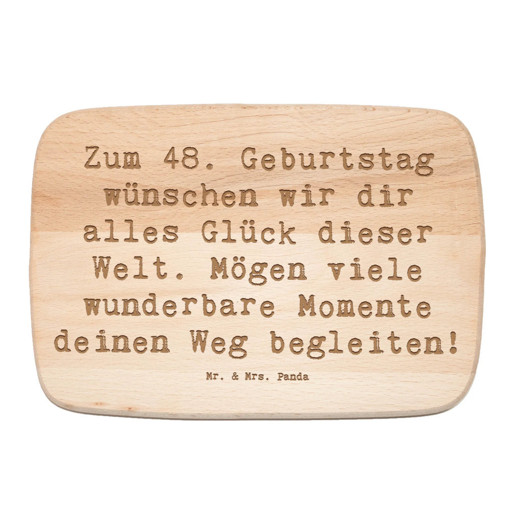 Holzbrett Spruch 48. Geburtstag Glück Küchenbrett, Schneidebrett Holz, Schneidebrett, Frühstücksbrettchen, Frühstücksbrett, Holzbrett, Geburtstag, Geburtstagsgeschenk, Geschenk