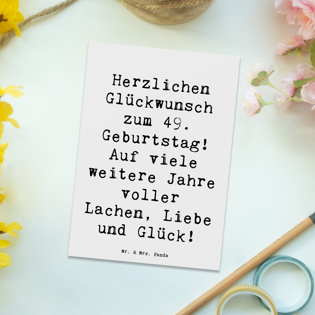Postkarte Spruch 49. Geburtstag Glückwünsche Ansichtskarte, Karte, Einladung Geburtstag, Geschenkkarte, Geburtstagskarte, Postkarte, Einladungskarte, Dankeskarte, Einladung, Ansichtskarten, Einladungskarten Geburtstag, Grußkarte, Geburtstag, Geburtstagsgeschenk, Geschenk