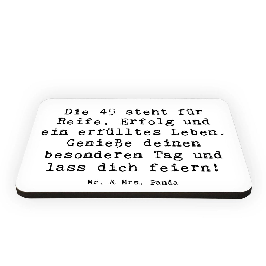 Magnet Spruch 49. Geburtstag Dekomagnet, Pinnwandmagnet, Whiteboard Magnet, Souvenir Magnet, Kühlschrankmagnet, Notiz Magnet, Kühlschrank Dekoration, Motivmagnete, Geburtstag, Geburtstagsgeschenk, Geschenk