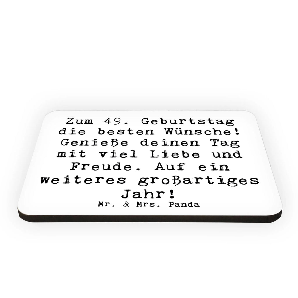 Magnet Spruch 49. Geburtstag Wünsche Notiz Magnet, Kühlschrankmagnet, Pinnwandmagnet, Dekomagnet, Whiteboard Magnet, Motivmagnete, Souvenir Magnet, Kühlschrank Dekoration, Geburtstag, Geburtstagsgeschenk, Geschenk