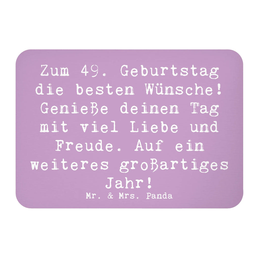 Magnet Spruch 49. Geburtstag Wünsche Notiz Magnet, Kühlschrankmagnet, Pinnwandmagnet, Dekomagnet, Whiteboard Magnet, Motivmagnete, Souvenir Magnet, Kühlschrank Dekoration, Geburtstag, Geburtstagsgeschenk, Geschenk