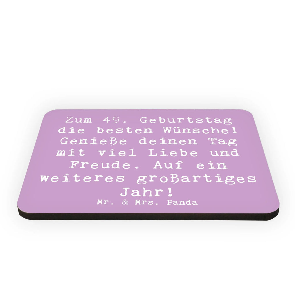 Magnet Spruch 49. Geburtstag Wünsche Notiz Magnet, Kühlschrankmagnet, Pinnwandmagnet, Dekomagnet, Whiteboard Magnet, Motivmagnete, Souvenir Magnet, Kühlschrank Dekoration, Geburtstag, Geburtstagsgeschenk, Geschenk