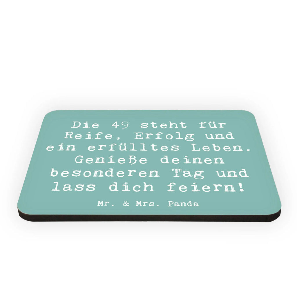 Magnet Spruch 49. Geburtstag Dekomagnet, Pinnwandmagnet, Whiteboard Magnet, Souvenir Magnet, Kühlschrankmagnet, Notiz Magnet, Kühlschrank Dekoration, Motivmagnete, Geburtstag, Geburtstagsgeschenk, Geschenk