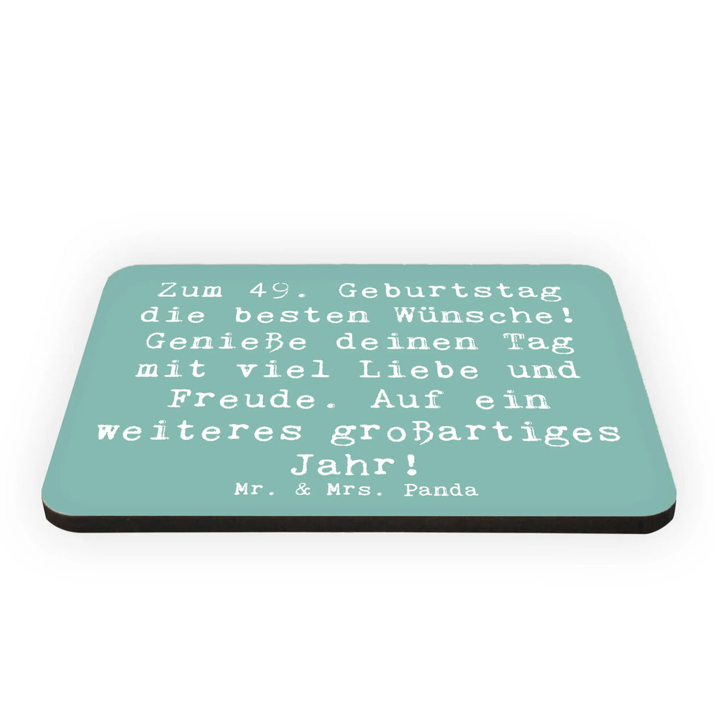 Magnet Spruch 49. Geburtstag Wünsche Notiz Magnet, Kühlschrankmagnet, Pinnwandmagnet, Dekomagnet, Whiteboard Magnet, Motivmagnete, Souvenir Magnet, Kühlschrank Dekoration, Geburtstag, Geburtstagsgeschenk, Geschenk