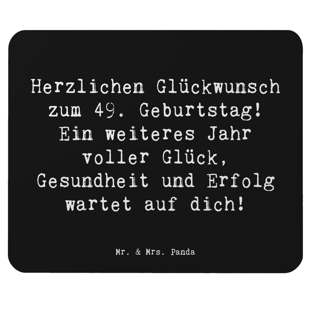 Mouse mat Saying Herzlichen Glückwunsch zum 49. Geburtstag! Ein weiteres Jahr voller Glück, Gesundheit und Erfolg wartet auf dich! Mauspad, Mausunterlage, Arbeitszimmer, Mousepad, PC Zubehör, Einzigartiges Mauspad, Designer Mauspad, Mauspad Büro, Computer zubehör, Büroausstattung, Geburtstag, Geburtstagsgeschenk, Geschenk