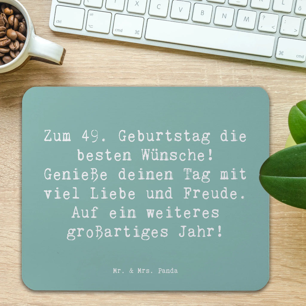 Mauspad Spruch 49. Geburtstag Wünsche Mauspad Büro, Mauspad, Computer zubehör, Büroausstattung, Einzigartiges Mauspad, Mausunterlage, PC Zubehör, Mousepad, Arbeitszimmer, Designer Mauspad, Geburtstag, Geburtstagsgeschenk, Geschenk