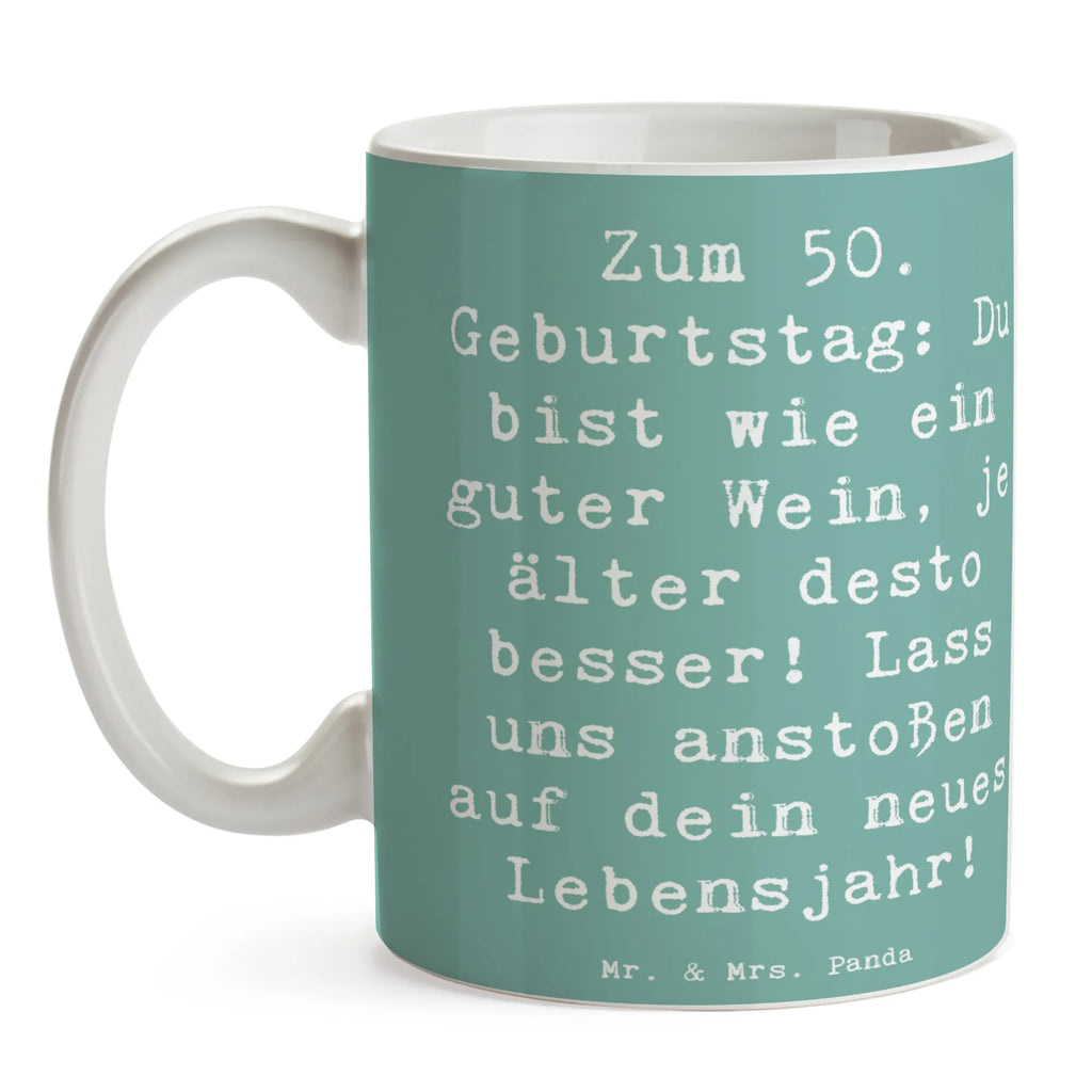 Tasse Spruch 50. Geburtstag