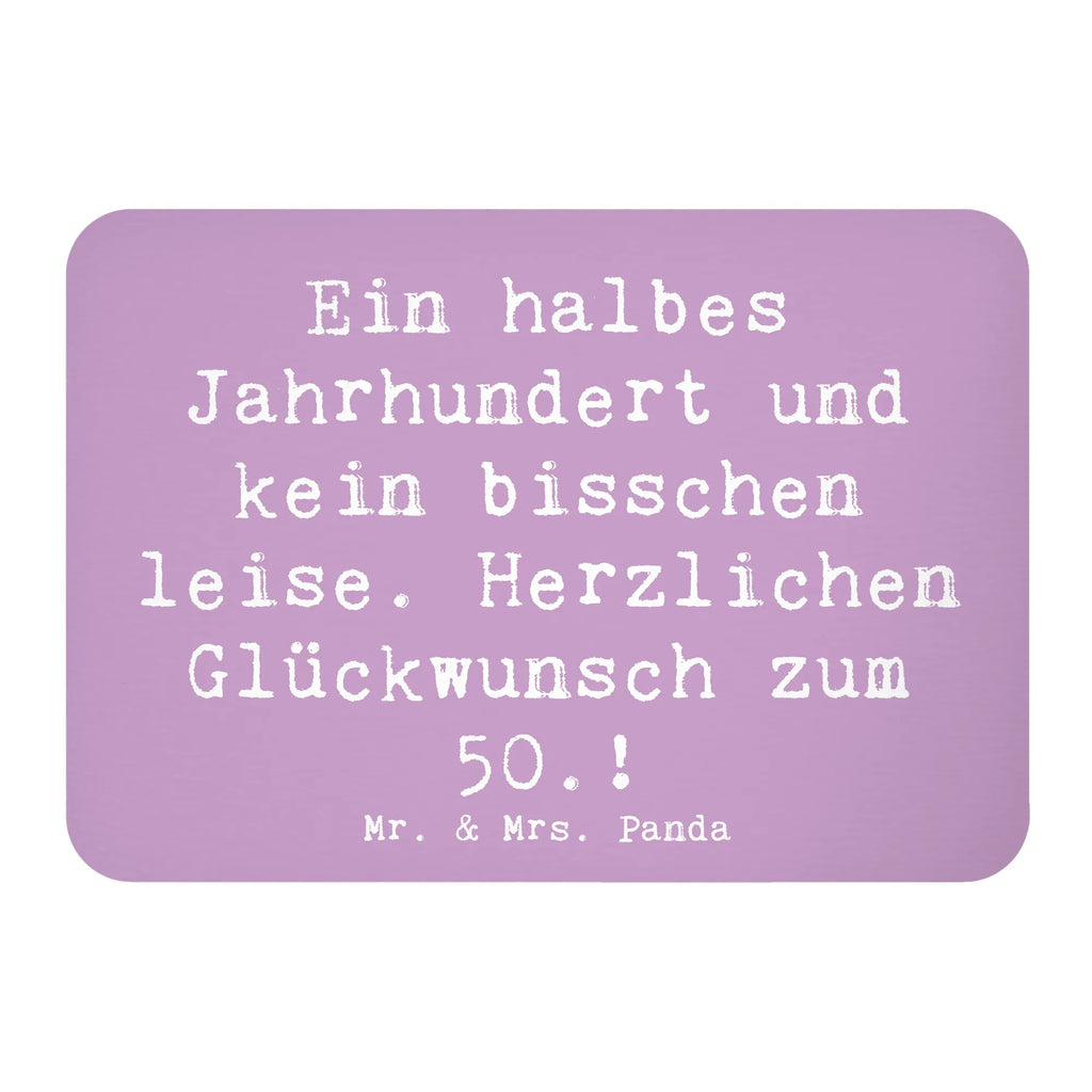 Magnet Saying Ein halbes Jahrhundert und kein bisschen leise. Herzlichen Glückwunsch zum 50.! Pinnwandmagnet, Motivmagnete, Notiz Magnet, Souvenir Magnet, Whiteboard Magnet, Kühlschrank Dekoration, Dekomagnet, Kühlschrankmagnet, Geburtstag, Geburtstagsgeschenk, Geschenk