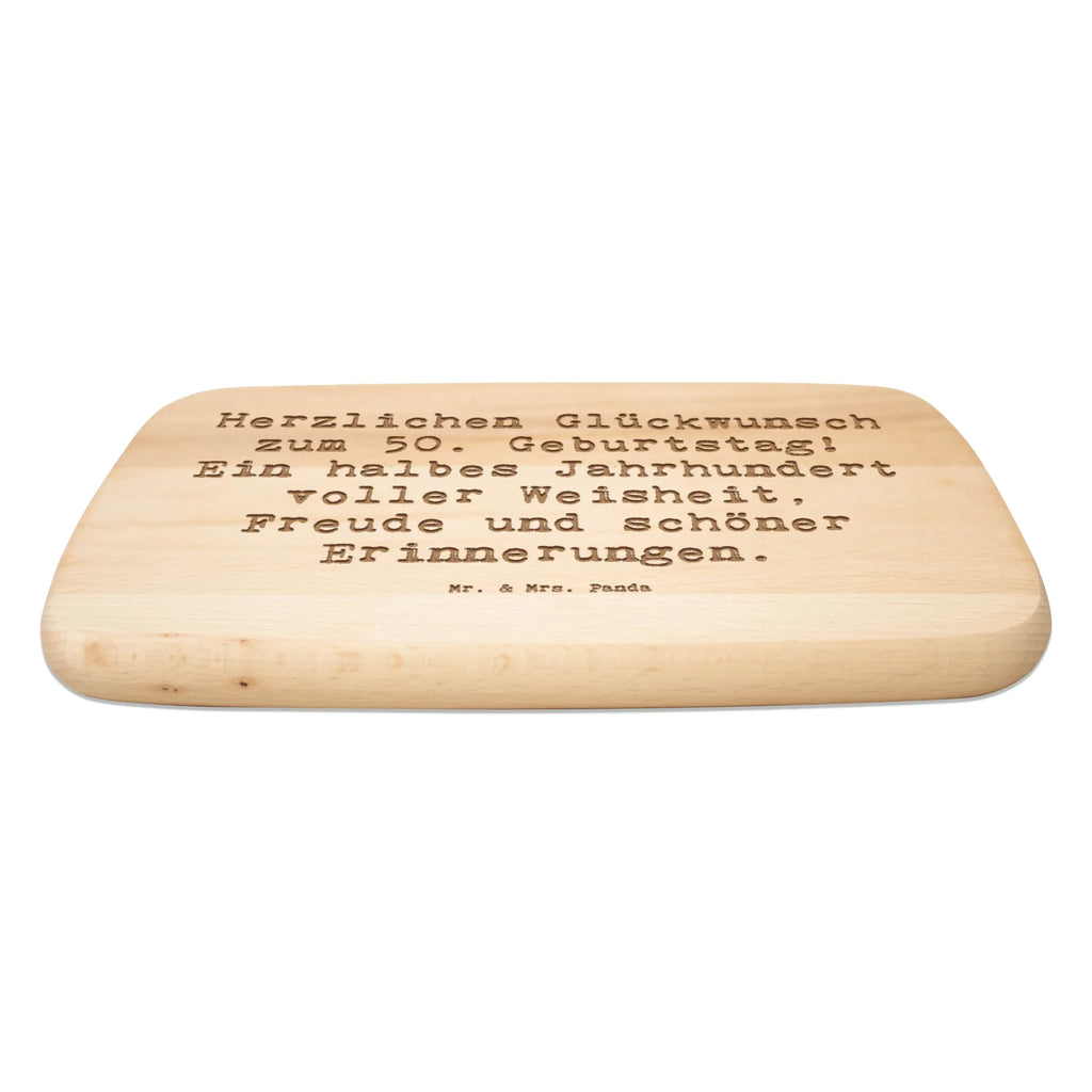 Śniadaniowa deska Przysłowie Herzlichen Glückwunsch zum 50. Geburtstag! Ein halbes Jahrhundert voller Weisheit, Freude und schöner Erinnerungen. Urodziny, prezent urodzinowy, prezent