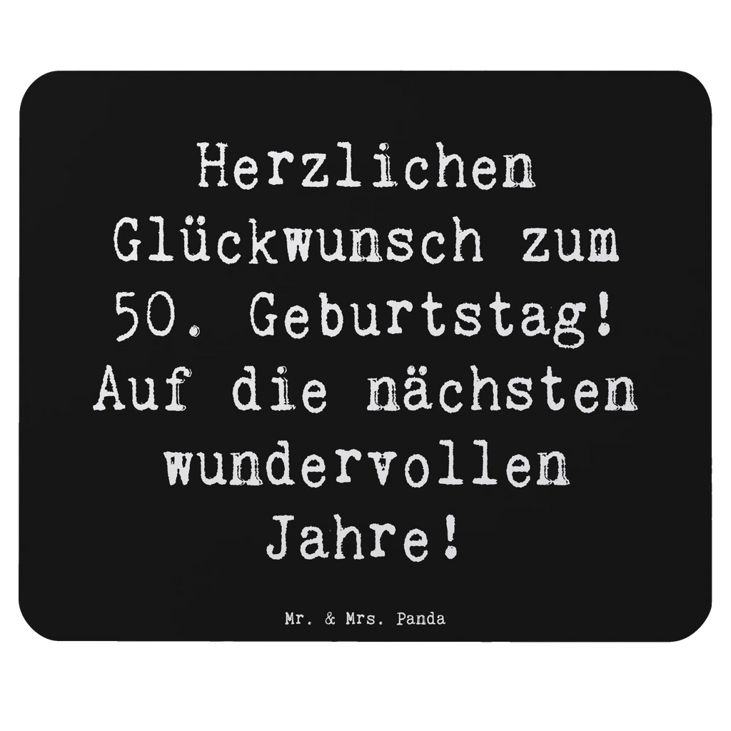 Mouse mat Saying Herzlichen Glückwunsch zum 50. Geburtstag! Auf die nächsten wundervollen Jahre! Arbeitszimmer, Mauspad Büro, Designer Mauspad, Computer zubehör, Einzigartiges Mauspad, Mauspad, Mausunterlage, Büroausstattung, Mousepad, PC Zubehör, Geburtstag, Geburtstagsgeschenk, Geschenk