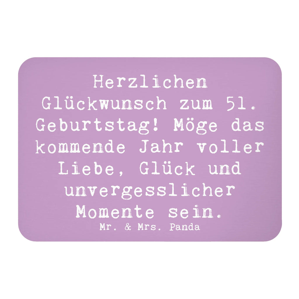 Magnet Spruch 51. Geburtstag Pinnwandmagnet, Whiteboard Magnet, Kühlschrankmagnet, Souvenir Magnet, Dekomagnet, Motivmagnete, Kühlschrank Dekoration, Notiz Magnet, Geburtstag, Geburtstagsgeschenk, Geschenk