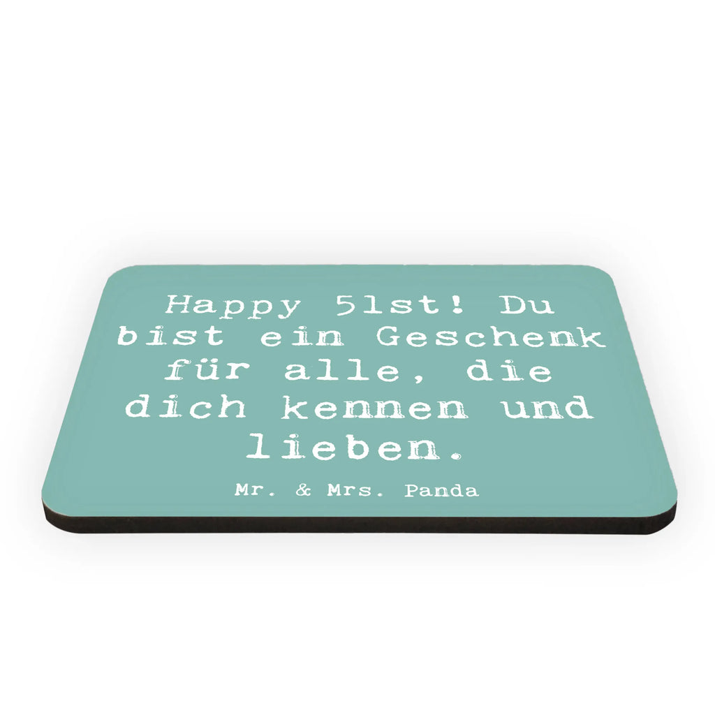 Magnet Spruch 51. Geburtstag Geschenk Motivmagnete, Whiteboard Magnet, Kühlschrankmagnet, Dekomagnet, Kühlschrank Dekoration, Pinnwandmagnet, Souvenir Magnet, Notiz Magnet, Geburtstag, Geburtstagsgeschenk, Geschenk