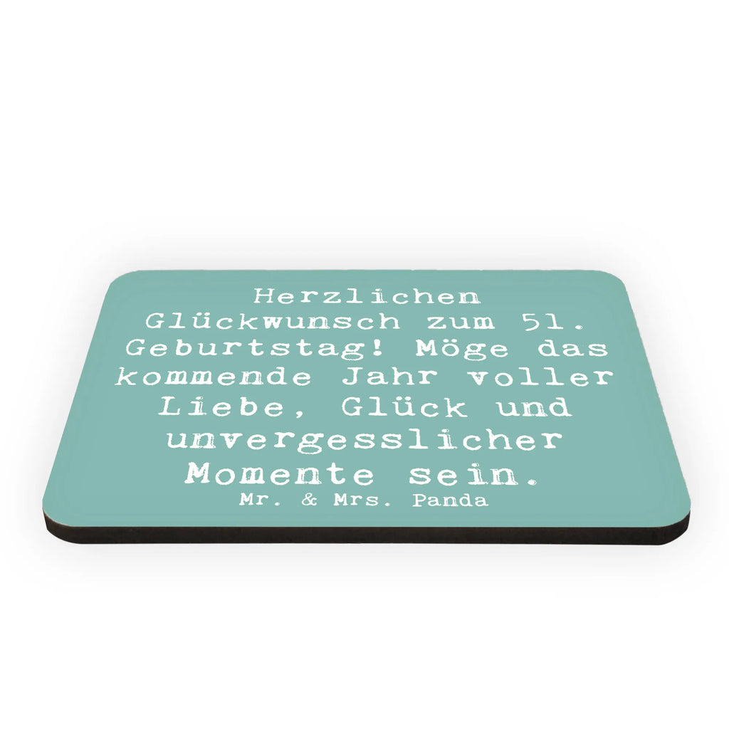 Magnet Spruch 51. Geburtstag Pinnwandmagnet, Whiteboard Magnet, Kühlschrankmagnet, Souvenir Magnet, Dekomagnet, Motivmagnete, Kühlschrank Dekoration, Notiz Magnet, Geburtstag, Geburtstagsgeschenk, Geschenk