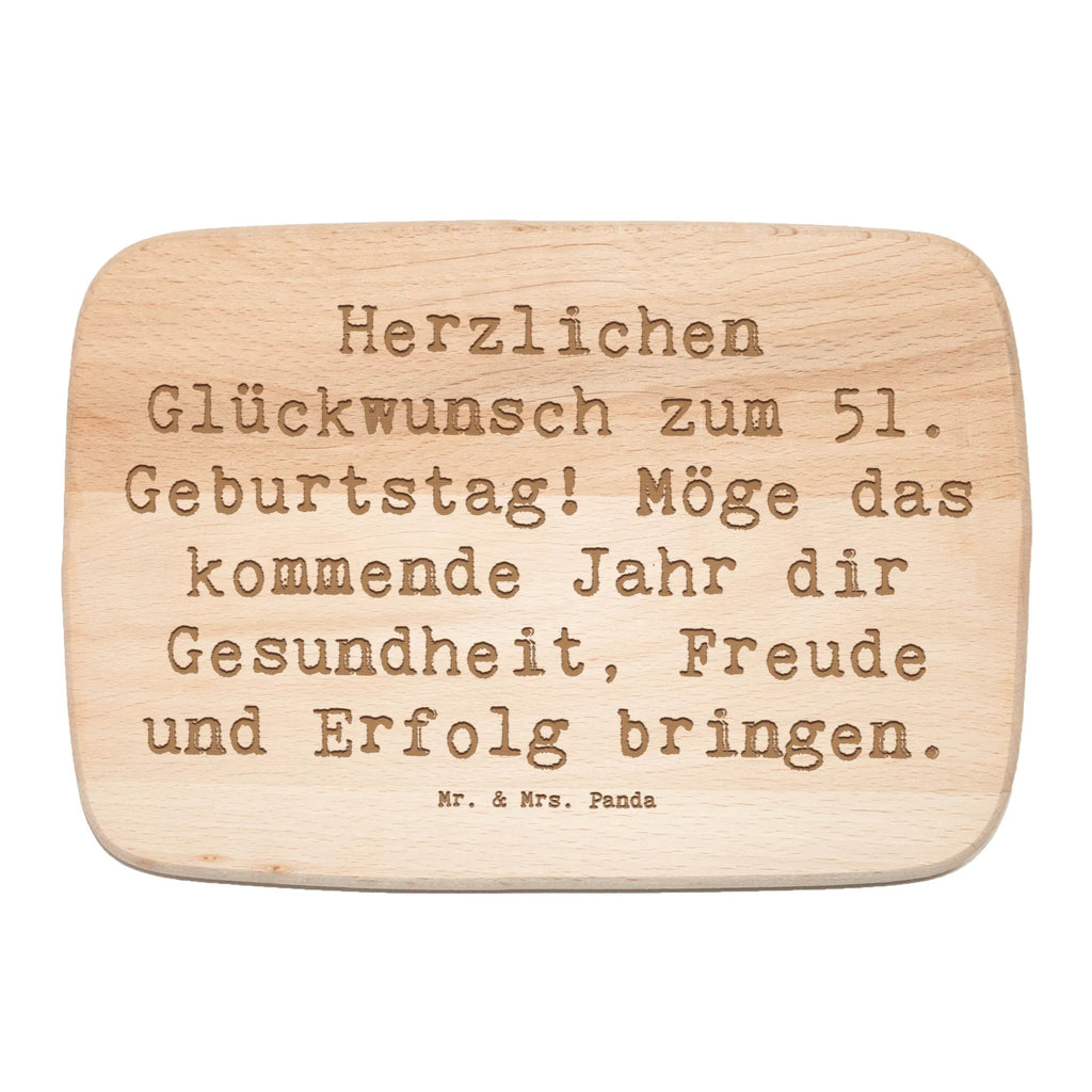 Holzbrett Spruch 51. Geburtstag Freude Schneidebrett Holz, Küchenbrett, Frühstücksbrett, Holzbrett, Frühstücksbrettchen, Schneidebrett, Geburtstag, Geburtstagsgeschenk, Geschenk