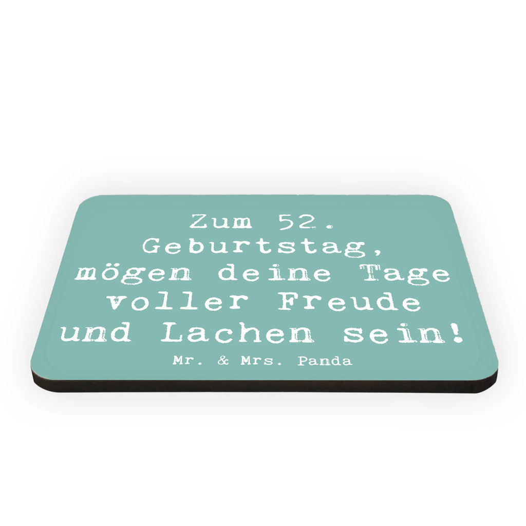 Magnet Spruch 52. Geburtstag Freude Souvenir Magnet, Whiteboard Magnet, Pinnwandmagnet, Motivmagnete, Dekomagnet, Kühlschrank Dekoration, Kühlschrankmagnet, Notiz Magnet, Geburtstag, Geburtstagsgeschenk, Geschenk