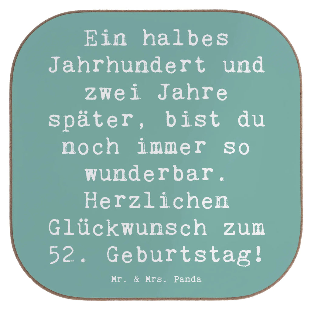 Square coaster Saying Ein halbes Jahrhundert und zwei Jahre später, bist du noch immer so wunderbar. Herzlichen Glückwunsch zum 52. Geburtstag! Getränkeuntersetzer, Untersetzer Gläser, Holzuntersetzer, Glasuntersetzer, Untersetzer aus Holz, Untersetzer für Gläser, Korkuntersetzer, Untersetzer Design, Bierdeckel, Untersetzer, Untersetzer Holz, Tassen Untersetzer, Geburtstag, Geburtstagsgeschenk, Geschenk