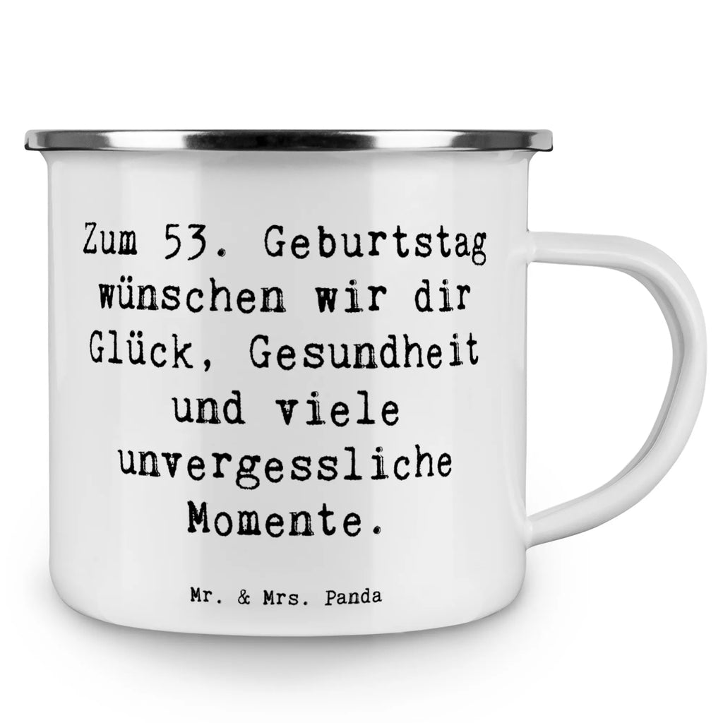 Camping Emaille Tasse Spruch 53. Geburtstag Glück wanderbecher, Tasse Emaille, Emaille Becher, emaillebecher, Teebecher, reisetasse, Metalltasse, Becher, Campingtasse, Emailletasse, Blechtasse, becher emaille, blechbecher, Emaille Tasse, Trinkbecher, wandertasse, metallbecher, Tasse, Pott, Reisebecher, Kaffeebecher, Teetasse, Kaffeetasse, Campingbecher, Geschenk, Geburtstag, Geburtstagsgeschenk
