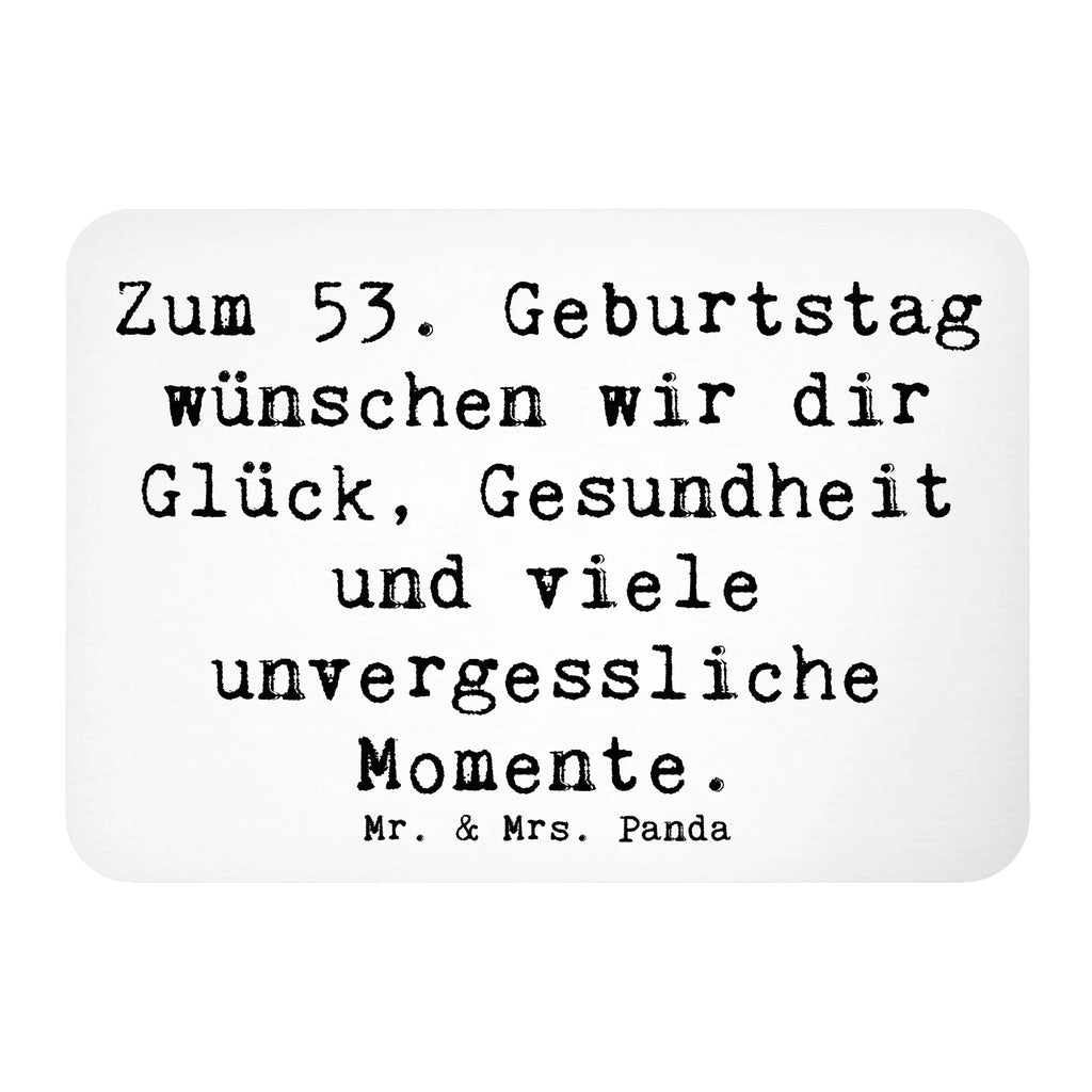 Magnet Spruch 53. Geburtstag Glück Kühlschrank Dekoration, Kühlschrankmagnet, Notiz Magnet, Souvenir Magnet, Motivmagnete, Pinnwandmagnet, Dekomagnet, Whiteboard Magnet, Geburtstag, Geburtstagsgeschenk, Geschenk