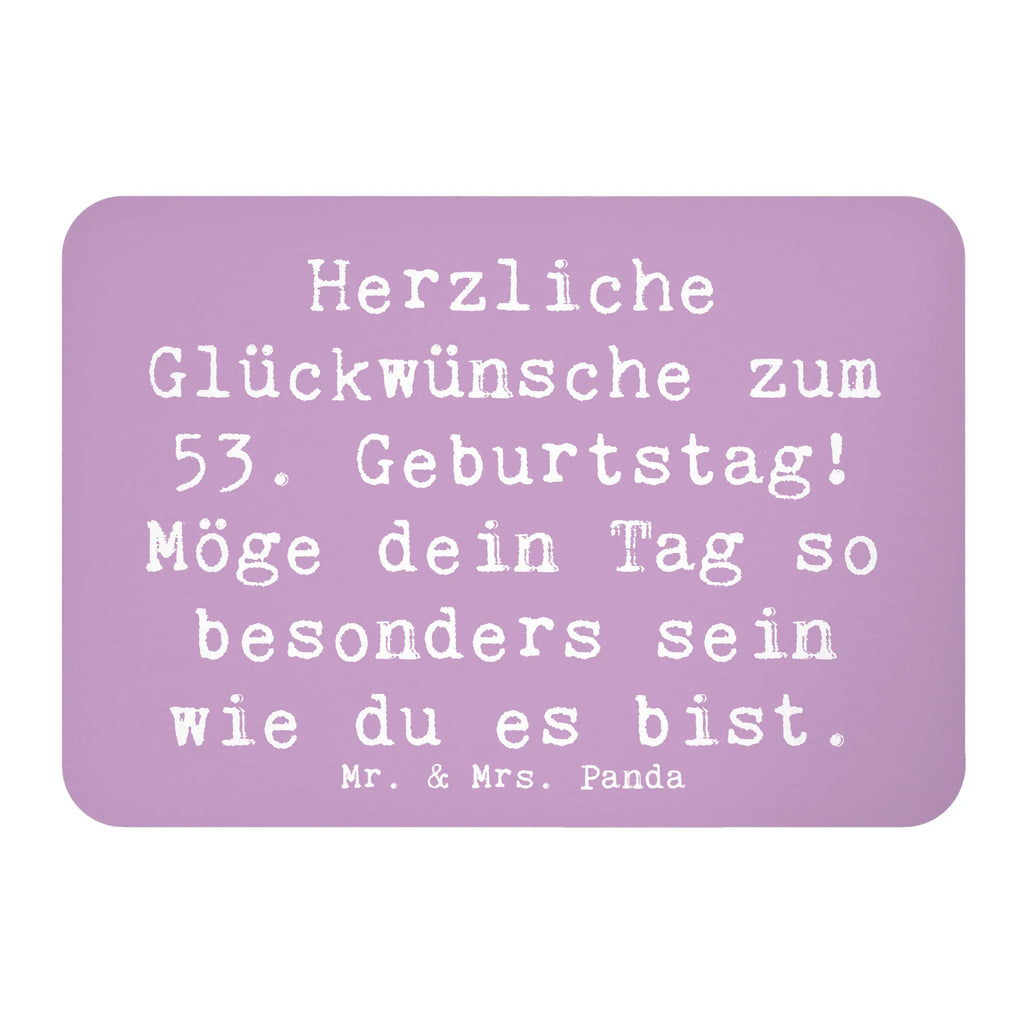 Magnet Spruch 53. Geburtstag Dekomagnet, Motivmagnete, Notiz Magnet, Souvenir Magnet, Pinnwandmagnet, Kühlschrank Dekoration, Kühlschrankmagnet, Whiteboard Magnet, Geburtstag, Geburtstagsgeschenk, Geschenk