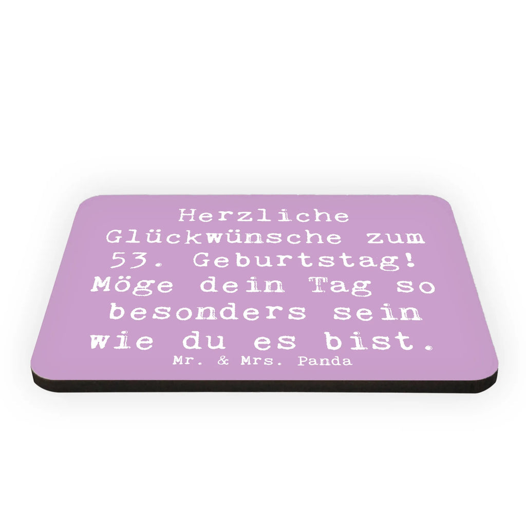 Magnet Spruch 53. Geburtstag Dekomagnet, Motivmagnete, Notiz Magnet, Souvenir Magnet, Pinnwandmagnet, Kühlschrank Dekoration, Kühlschrankmagnet, Whiteboard Magnet, Geburtstag, Geburtstagsgeschenk, Geschenk