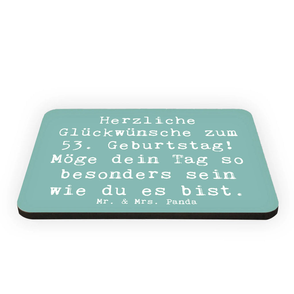 Magnet Spruch 53. Geburtstag Dekomagnet, Motivmagnete, Notiz Magnet, Souvenir Magnet, Pinnwandmagnet, Kühlschrank Dekoration, Kühlschrankmagnet, Whiteboard Magnet, Geburtstag, Geburtstagsgeschenk, Geschenk