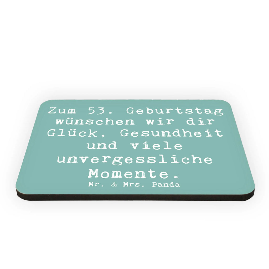 Magnet Spruch 53. Geburtstag Glück Kühlschrank Dekoration, Kühlschrankmagnet, Notiz Magnet, Souvenir Magnet, Motivmagnete, Pinnwandmagnet, Dekomagnet, Whiteboard Magnet, Geburtstag, Geburtstagsgeschenk, Geschenk