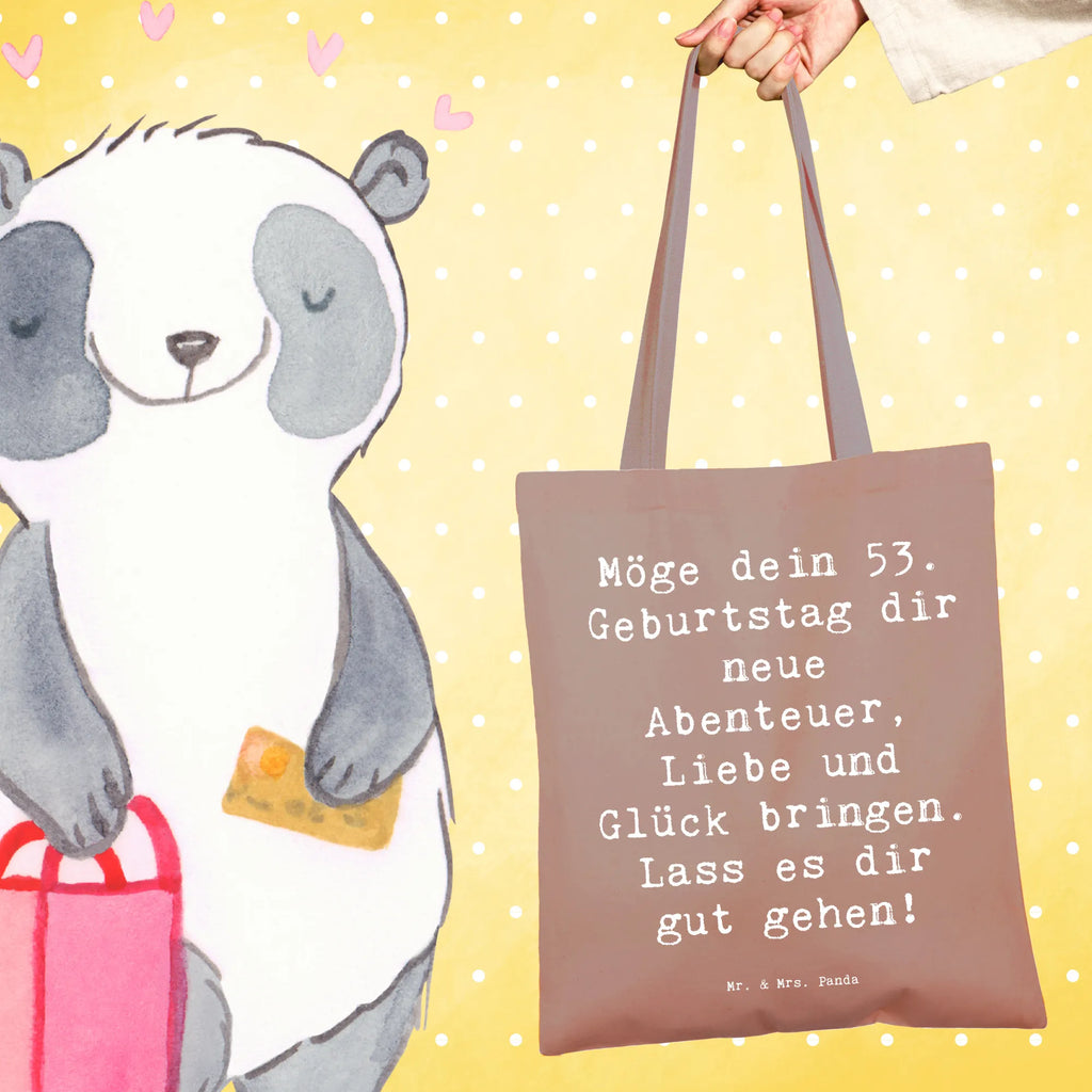 Tragetasche Spruch 53. Geburtstag Abenteuer Beuteltasche, Beutel, Einkaufstasche, Jutebeutel, Stoffbeutel, Tasche, Shopper, Umhängetasche, Strandtasche, Schultertasche, Stofftasche, Tragetasche, Badetasche, Jutetasche, Einkaufstüte, Laptoptasche, Geburtstag, Geburtstagsgeschenk, Geschenk