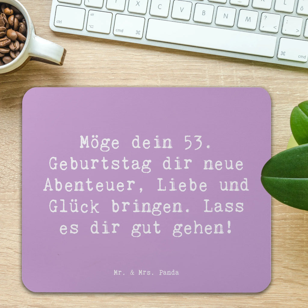 Mauspad Spruch 53. Geburtstag Abenteuer Mauspad Büro, PC Zubehör, Mousepad, Arbeitszimmer, Designer Mauspad, Mauspad, Einzigartiges Mauspad, Mausunterlage, Büroausstattung, Computer zubehör, Geburtstag, Geburtstagsgeschenk, Geschenk