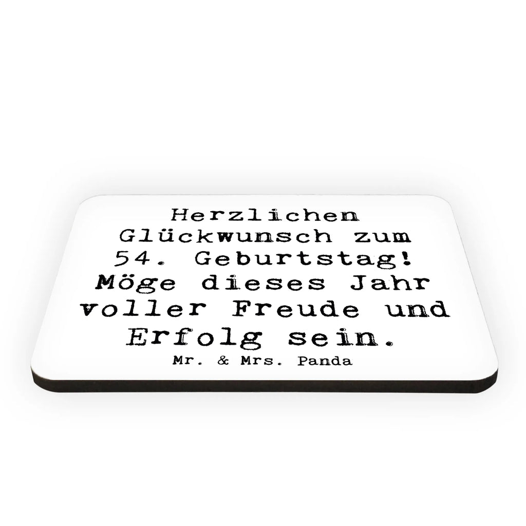 Magnet Spruch 54. Geburtstag Freude Erfolg Motivmagnete, Notiz Magnet, Dekomagnet, Whiteboard Magnet, Kühlschrankmagnet, Souvenir Magnet, Pinnwandmagnet, Kühlschrank Dekoration, Geburtstag, Geburtstagsgeschenk, Geschenk