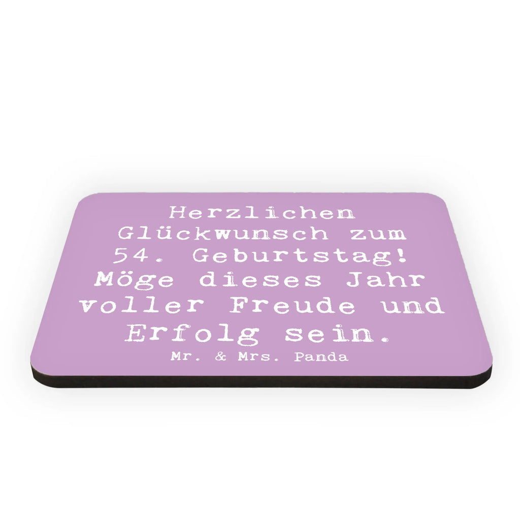Magnet Spruch 54. Geburtstag Freude Erfolg Motivmagnete, Notiz Magnet, Dekomagnet, Whiteboard Magnet, Kühlschrankmagnet, Souvenir Magnet, Pinnwandmagnet, Kühlschrank Dekoration, Geburtstag, Geburtstagsgeschenk, Geschenk