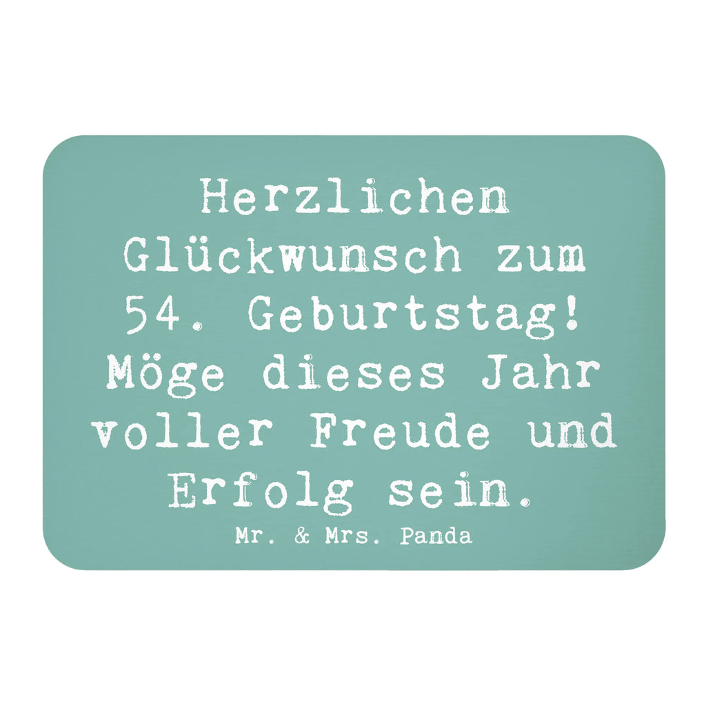 Magnet Spruch 54. Geburtstag Freude Erfolg Motivmagnete, Notiz Magnet, Dekomagnet, Whiteboard Magnet, Kühlschrankmagnet, Souvenir Magnet, Pinnwandmagnet, Kühlschrank Dekoration, Geburtstag, Geburtstagsgeschenk, Geschenk