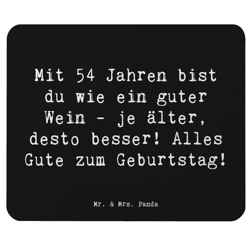 Mauspad Spruch 54. Geburtstag Wein Mauspad, Mousepad, PC Zubehör, Mauspad Büro, Arbeitszimmer, Designer Mauspad, Computer zubehör, Büroausstattung, Mausunterlage, Einzigartiges Mauspad, Geburtstag, Geburtstagsgeschenk, Geschenk