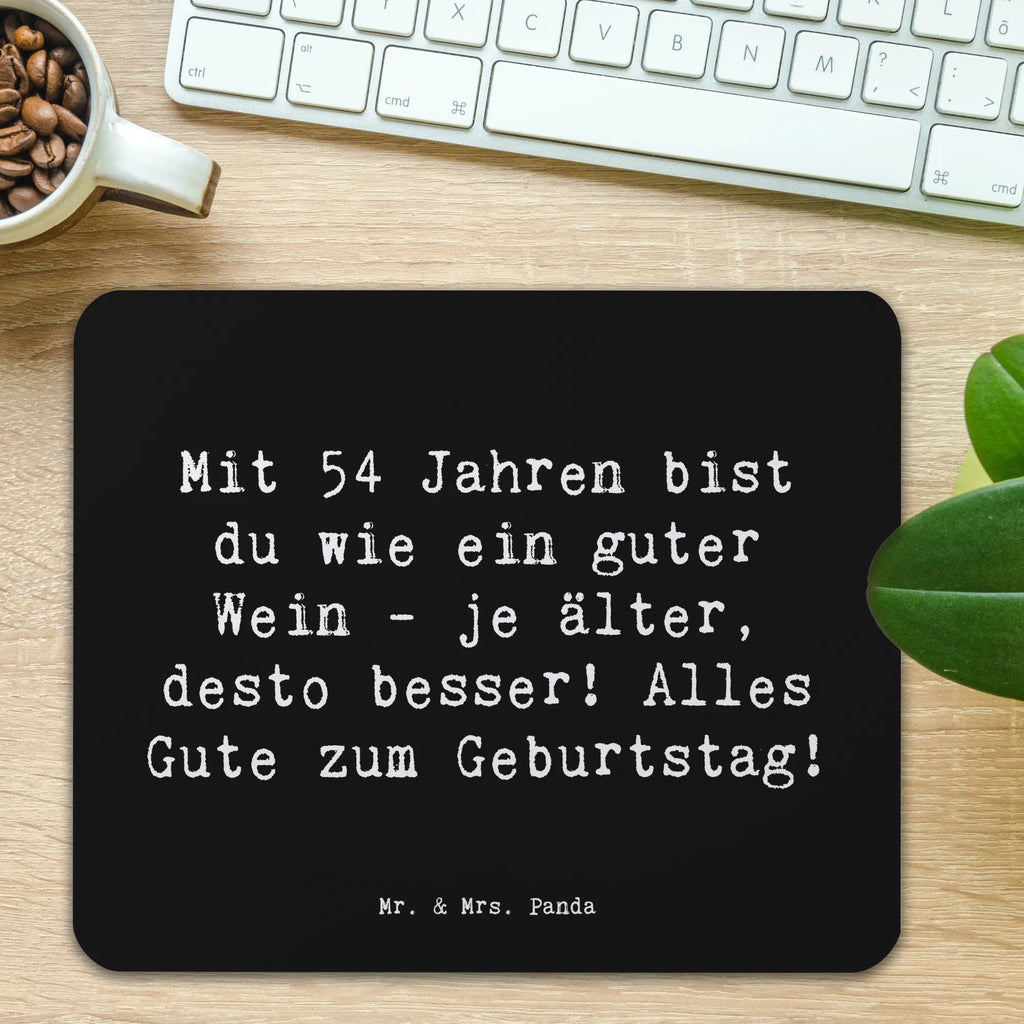 Mauspad Spruch 54. Geburtstag Wein Mauspad, Mousepad, PC Zubehör, Mauspad Büro, Arbeitszimmer, Designer Mauspad, Computer zubehör, Büroausstattung, Mausunterlage, Einzigartiges Mauspad, Geburtstag, Geburtstagsgeschenk, Geschenk