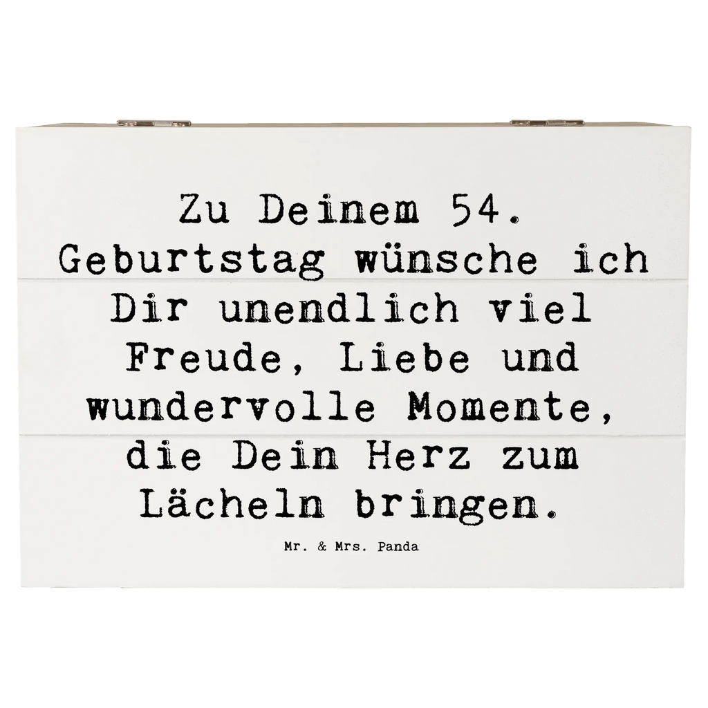Holzkiste Spruch 54. Geburtstag Freude Kiste, Geschenkbox, Truhe, Geschenkdose, Schatzkiste, Erinnerungsbox, Erinnerungskiste, Holzkiste, Schatulle, XXL, Dekokiste, Aufbewahrungsbox, Geburtstag, Geburtstagsgeschenk, Geschenk
