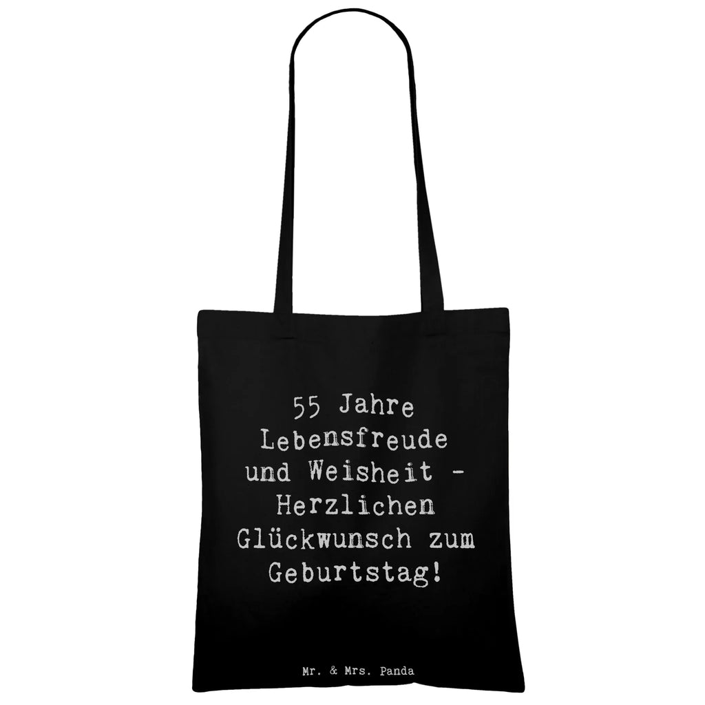 Tragetasche Spruch 55. Geburtstag Freude Beuteltasche, Beutel, Einkaufstasche, Jutebeutel, Stoffbeutel, Tasche, Shopper, Umhängetasche, Strandtasche, Schultertasche, Stofftasche, Tragetasche, Badetasche, Jutetasche, Einkaufstüte, Laptoptasche, Geburtstag, Geburtstagsgeschenk, Geschenk