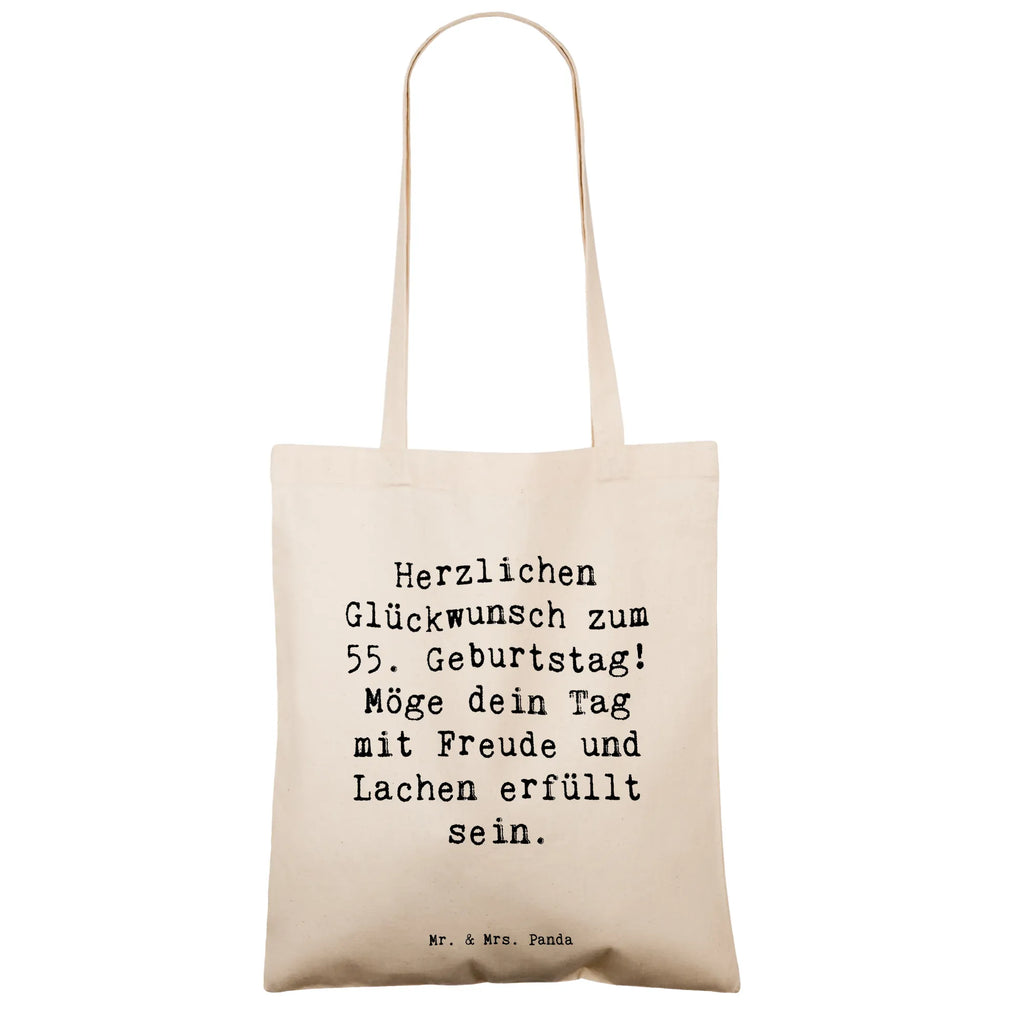 Tragetasche Spruch 55. Geburtstag Glückwunsch Beuteltasche, Beutel, Einkaufstasche, Jutebeutel, Stoffbeutel, Tasche, Shopper, Umhängetasche, Strandtasche, Schultertasche, Stofftasche, Tragetasche, Badetasche, Jutetasche, Einkaufstüte, Laptoptasche, Geburtstag, Geburtstagsgeschenk, Geschenk