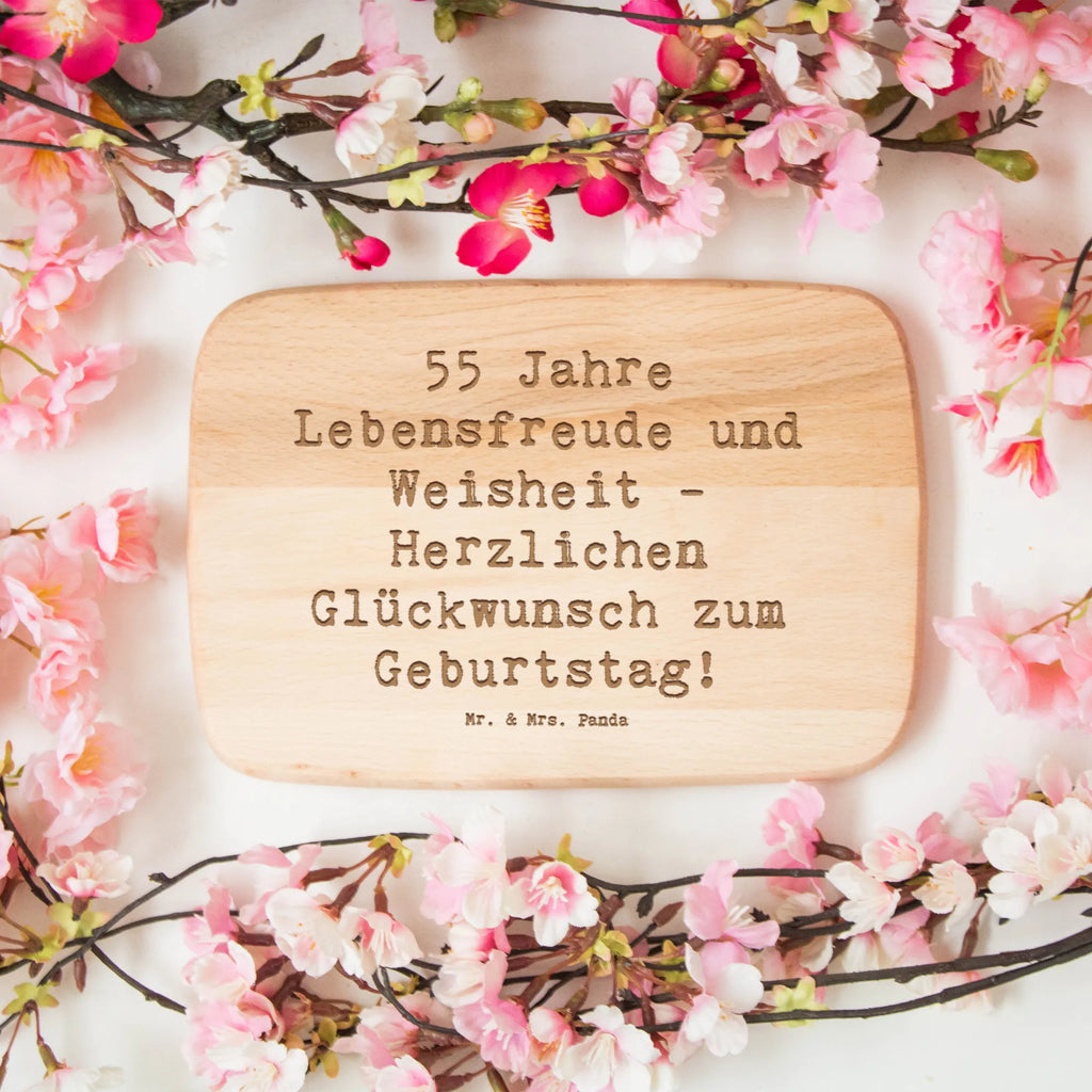 Holzbrett Spruch 55. Geburtstag Freude Küchenbrett, Frühstücksbrett, Frühstücksbrettchen, Schneidebrett, Schneidebrett Holz, Holzbrett, Geburtstag, Geburtstagsgeschenk, Geschenk