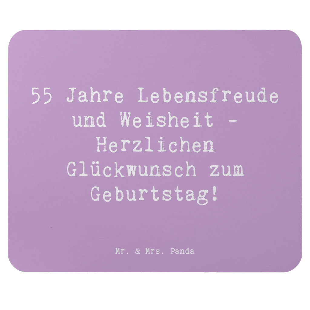 Mouse mat Saying 55 Jahre Lebensfreude und Weisheit - Herzlichen Glückwunsch zum Geburtstag! Einzigartiges Mauspad, Mauspad Büro, Arbeitszimmer, Computer zubehör, Mousepad, Designer Mauspad, Büroausstattung, Mauspad, PC Zubehör, Mausunterlage, Geburtstag, Geburtstagsgeschenk, Geschenk