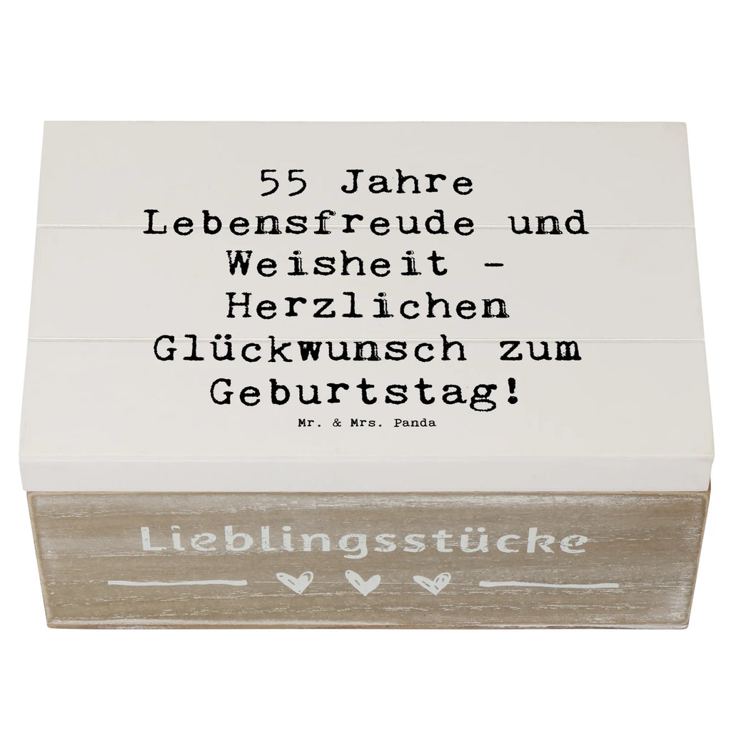Holzkiste Spruch 55. Geburtstag Freude Erinnerungskiste, Holzkiste, Geschenkdose, Erinnerungsbox, Dekokiste, Truhe, Schatzkiste, Geschenkbox, Schatulle, Kiste, Aufbewahrungsbox, XXL, Geburtstag, Geburtstagsgeschenk, Geschenk