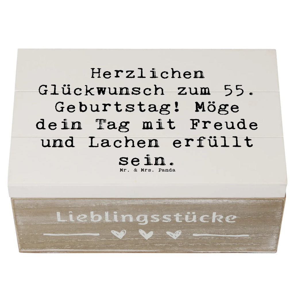 Holzkiste Spruch 55. Geburtstag Glückwunsch Geschenkdose, Schatzkiste, Kiste, Aufbewahrungsbox, Schatulle, Truhe, Dekokiste, Holzkiste, Erinnerungskiste, Geschenkbox, XXL, Erinnerungsbox, Geburtstag, Geburtstagsgeschenk, Geschenk