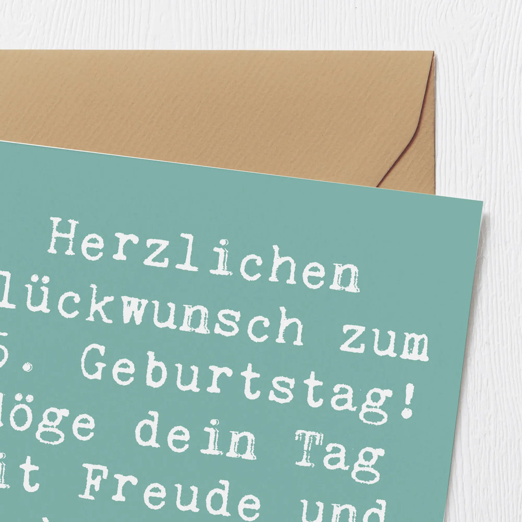 Deluxe Karte Spruch 55. Geburtstag Glückwunsch Hochwertige Klappkarte, Glückwunschkarte, Grußkarte, Karte, Einladungskarte, Hochzeitskarte, Klappkarte, Geburtstagskarte, Hochwertige Grußkarte, Geburtstag, Geburtstagsgeschenk, Geschenk