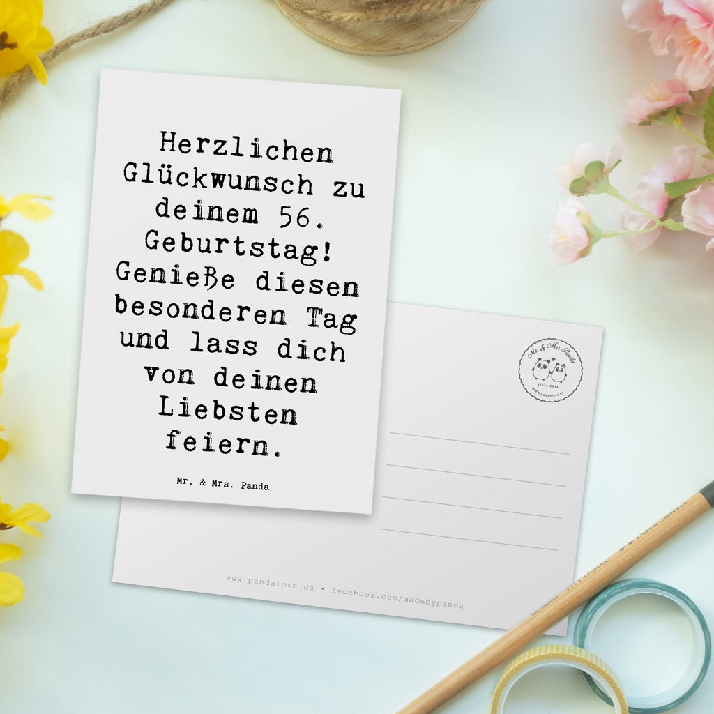 Postcard Saying Herzlichen Glückwunsch zu deinem 56. Geburtstag! Genieße diesen besonderen Tag und lass dich von deinen Liebsten feiern. Ansichtskarten, Ansichtskarte, Einladungskarten Geburtstag, Geschenkkarte, Karte, Grußkarte, Einladungskarte, Postkarte, Einladung, Geburtstagskarte, Einladung Geburtstag, Dankeskarte, Geburtstag, Geburtstagsgeschenk, Geschenk