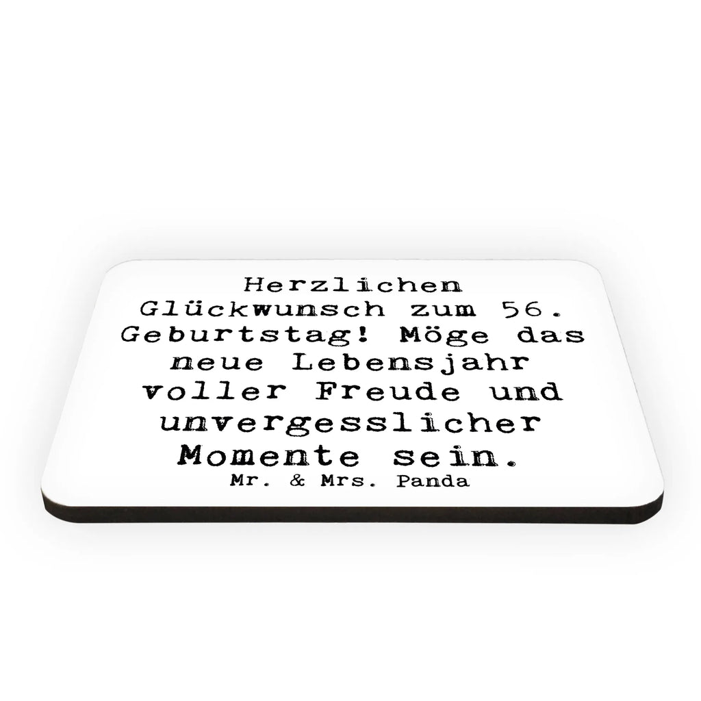 Magnet Saying Herzlichen Glückwunsch zum 56. Geburtstag! Möge das neue Lebensjahr voller Freude und unvergesslicher Momente sein. Kühlschrankmagnet, Kühlschrank Dekoration, Souvenir Magnet, Dekomagnet, Notiz Magnet, Whiteboard Magnet, Pinnwandmagnet, Motivmagnete, Geburtstag, Geburtstagsgeschenk, Geschenk