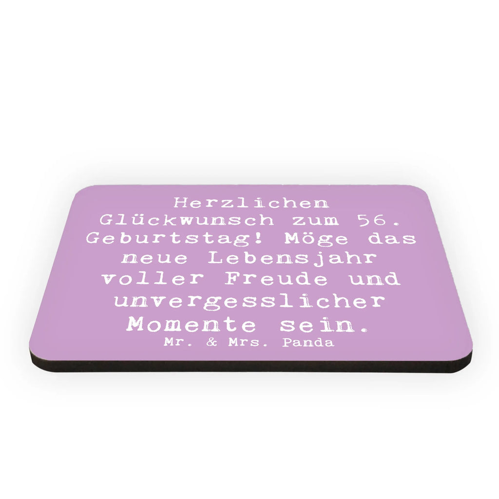 Magnet Saying Herzlichen Glückwunsch zum 56. Geburtstag! Möge das neue Lebensjahr voller Freude und unvergesslicher Momente sein. Kühlschrankmagnet, Kühlschrank Dekoration, Souvenir Magnet, Dekomagnet, Notiz Magnet, Whiteboard Magnet, Pinnwandmagnet, Motivmagnete, Geburtstag, Geburtstagsgeschenk, Geschenk