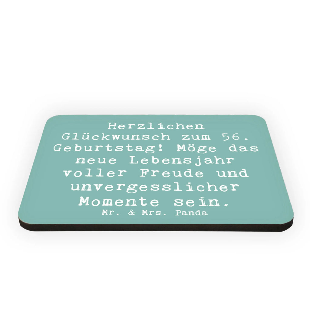 Magnet Saying Herzlichen Glückwunsch zum 56. Geburtstag! Möge das neue Lebensjahr voller Freude und unvergesslicher Momente sein. Kühlschrankmagnet, Kühlschrank Dekoration, Souvenir Magnet, Dekomagnet, Notiz Magnet, Whiteboard Magnet, Pinnwandmagnet, Motivmagnete, Geburtstag, Geburtstagsgeschenk, Geschenk