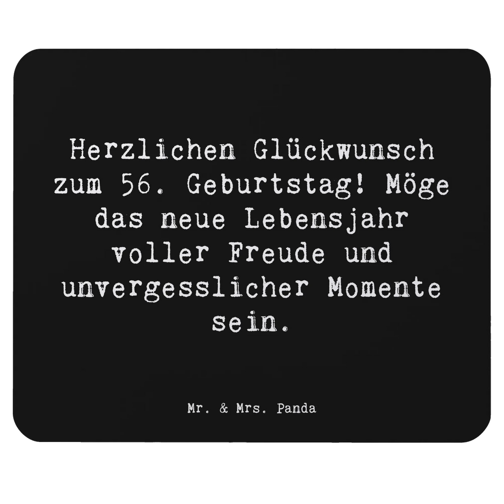 Mouse mat Saying Herzlichen Glückwunsch zum 56. Geburtstag! Möge das neue Lebensjahr voller Freude und unvergesslicher Momente sein. Büroausstattung, Mauspad, Designer Mauspad, Einzigartiges Mauspad, Arbeitszimmer, Mauspad Büro, Mousepad, Mausunterlage, PC Zubehör, Computer zubehör, Geburtstag, Geburtstagsgeschenk, Geschenk