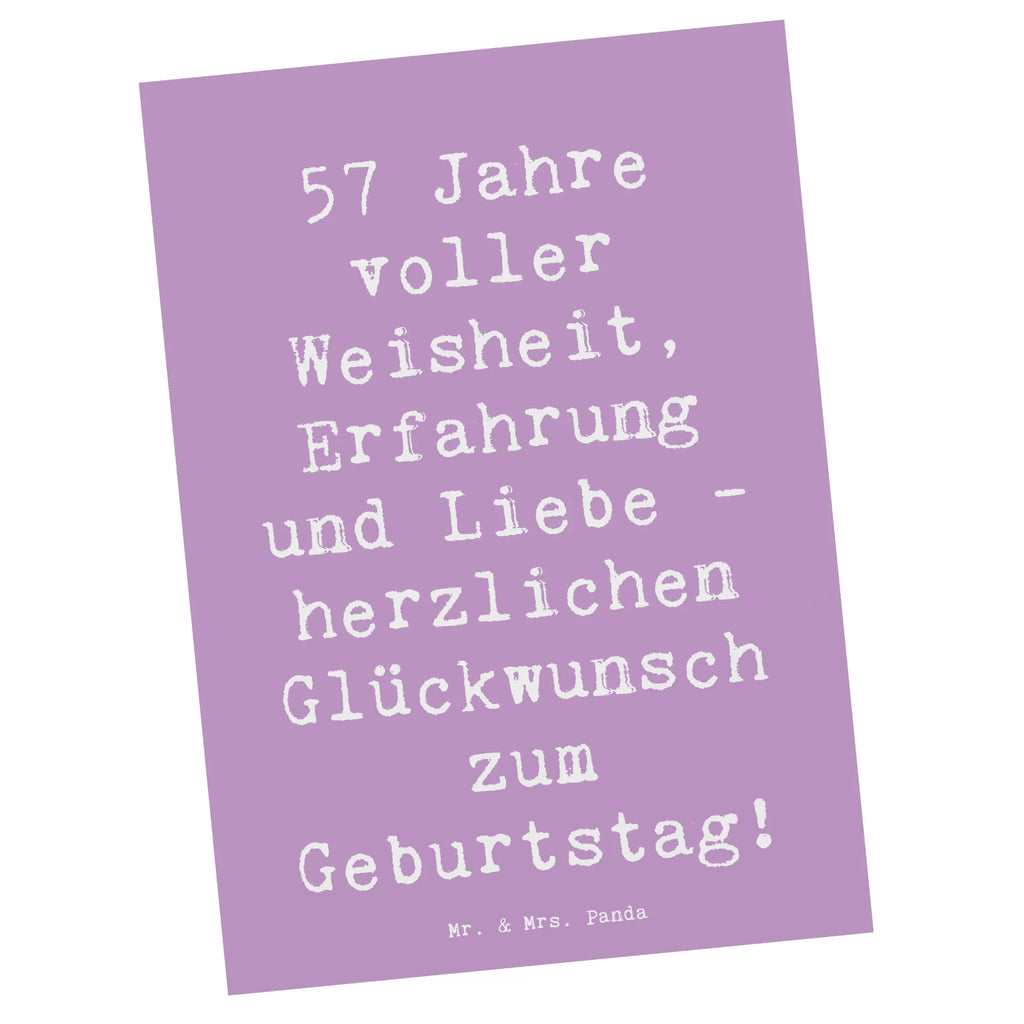 Postkarte Spruch 57. Geburtstag Geschenkkarte, Ansichtskarten, Karte, Postkarte, Dankeskarte, Ansichtskarte, Einladungskarte, Einladung, Geburtstagskarte, Einladung Geburtstag, Grußkarte, Einladungskarten Geburtstag, Geburtstag, Geburtstagsgeschenk, Geschenk