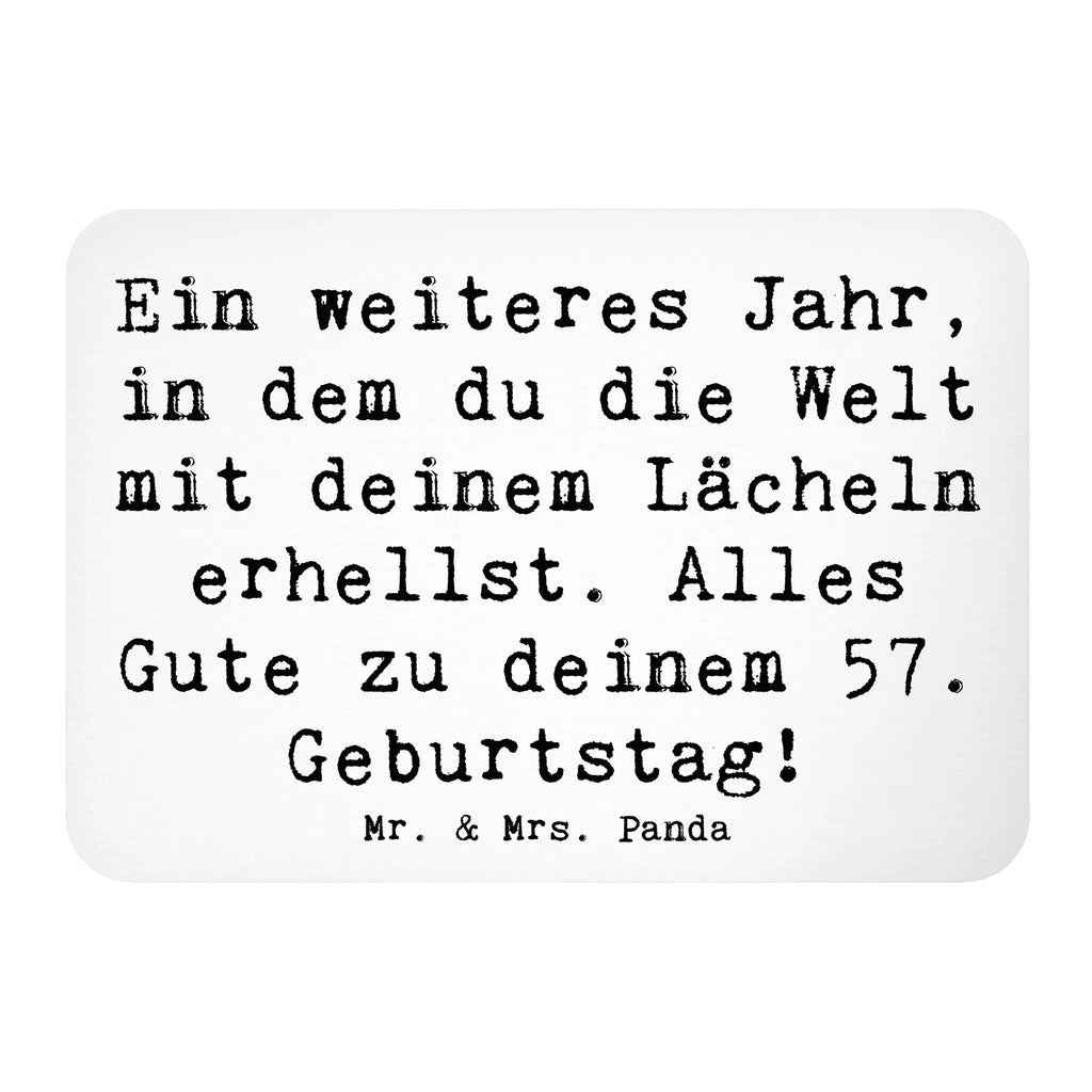 Magnet Saying Ein weiteres Jahr, in dem du die Welt mit deinem Lächeln erhellst. Alles Gute zu deinem 57. Geburtstag! Whiteboard Magnet, Notiz Magnet, Kühlschrank Dekoration, Dekomagnet, Pinnwandmagnet, Motivmagnete, Souvenir Magnet, Kühlschrankmagnet, Geburtstag, Geburtstagsgeschenk, Geschenk